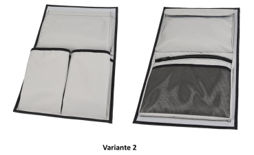 VanEquip Stautaschensystem Fenster hinten rechts Beifahrerseite kurzer Radstand T5 / T6 / T6.1 Transporter